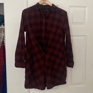 All saints plaid top size 8